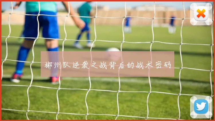 郴州队逆袭之战背后的战术密码